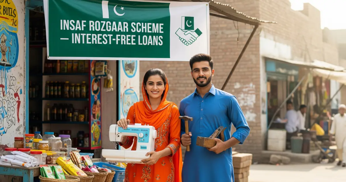 Insaf Rozgaar Scheme Interest Free Loan in Pakistan