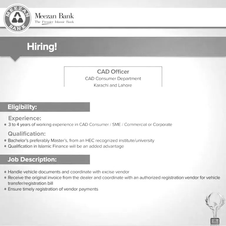 Meezan Bank Jobs 2024