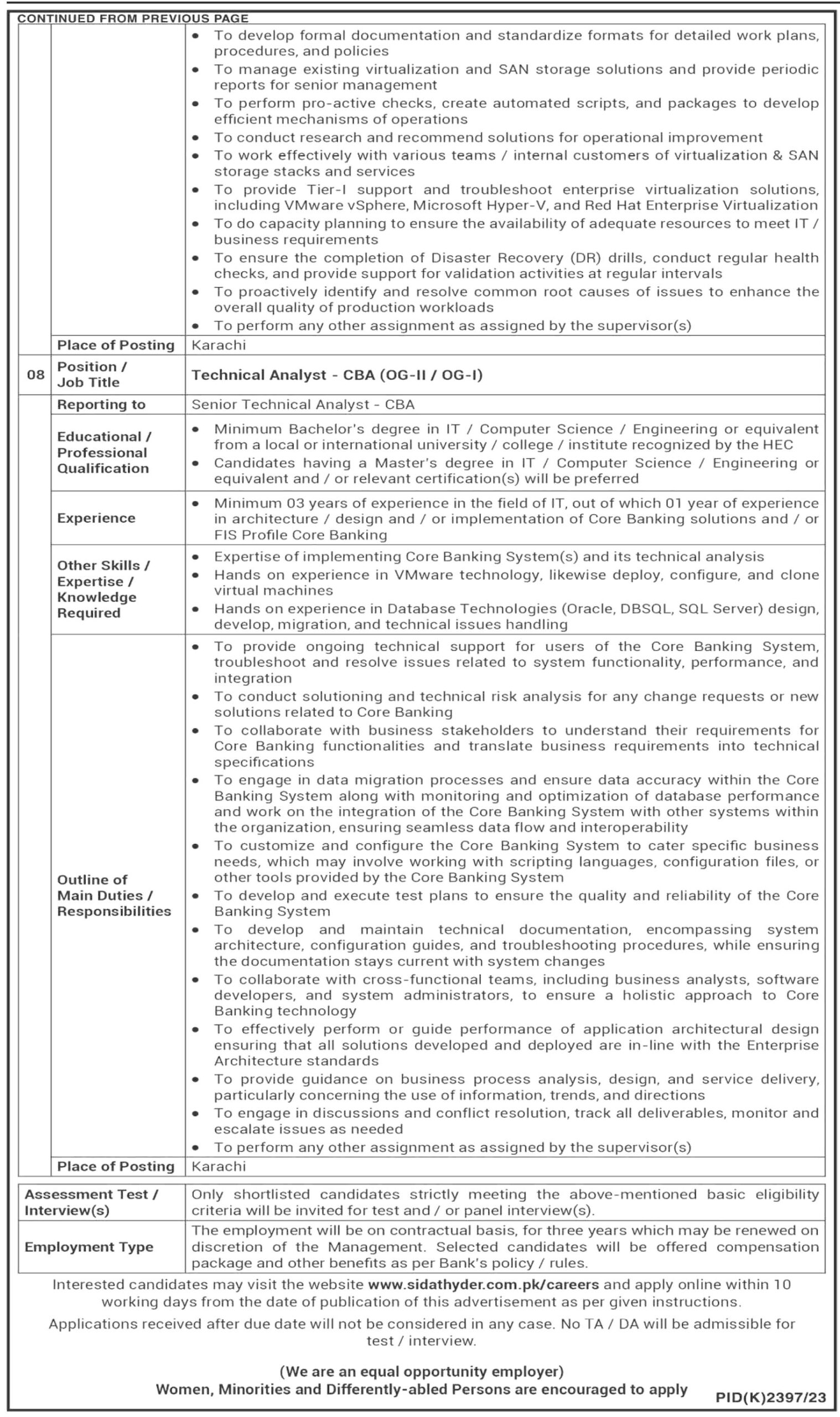 National Bank Of Pakistan Jobs 2024