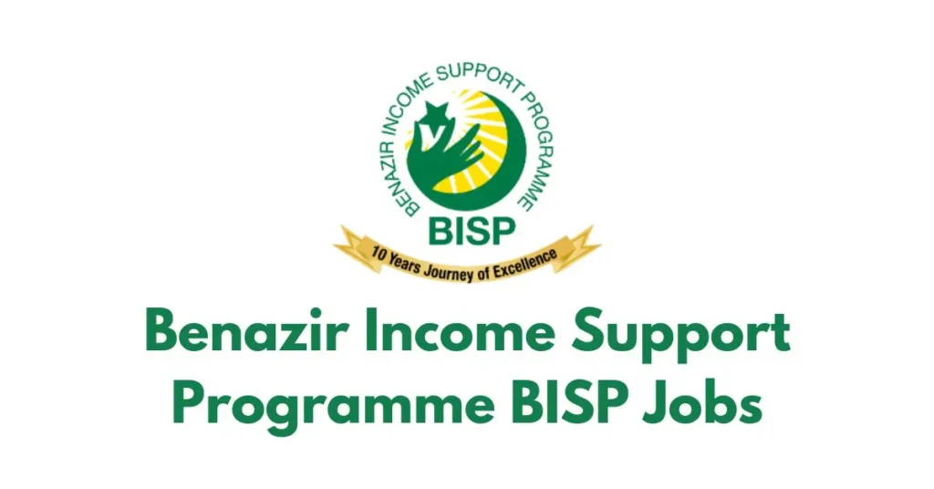 Benazir Income Support Programme BISP Jobs