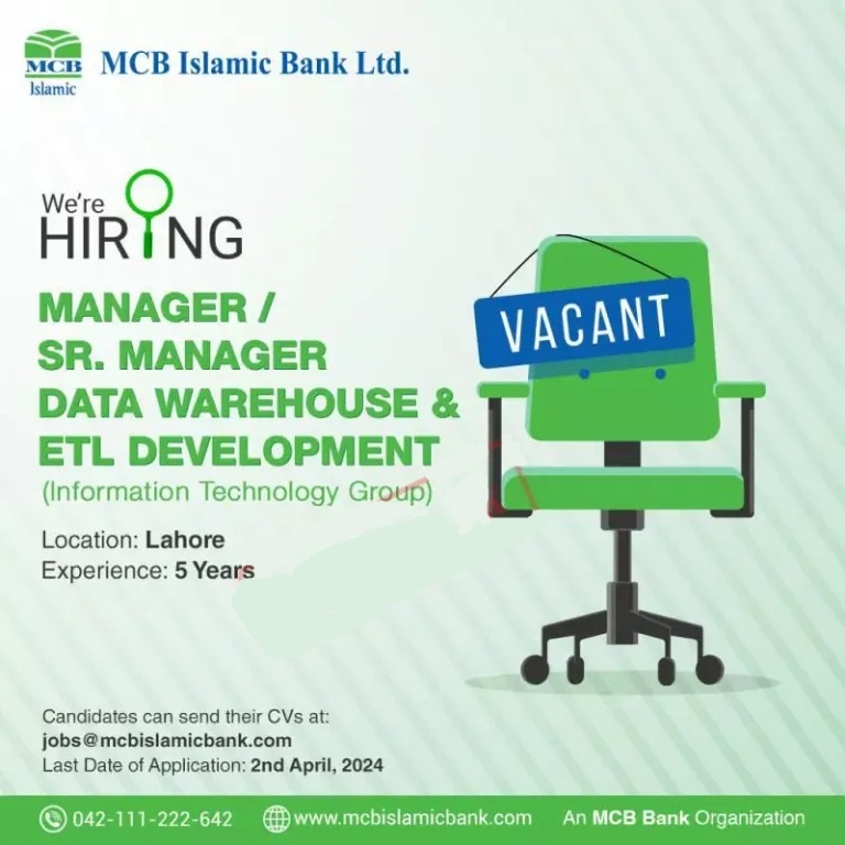 MCB Islamic Bank Jobs 2024