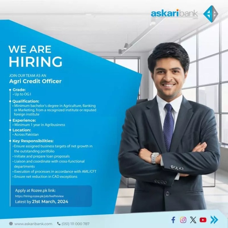 Askari Bank Jobs 2024