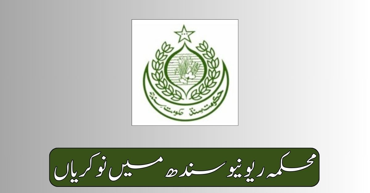Revenue Department Sindh Jobs 2024