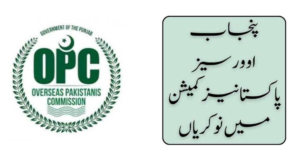 Punjab Overseas Pakistanis Commission Jobs 2024