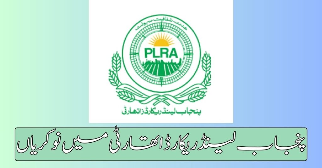 Punjab Land Records Authority Jobs 2024