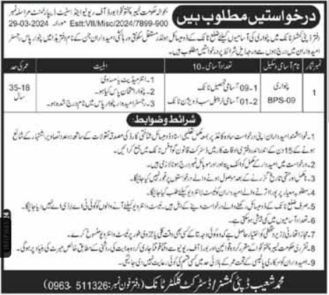 Board Of Revenue & Estate Department Jobs 2024