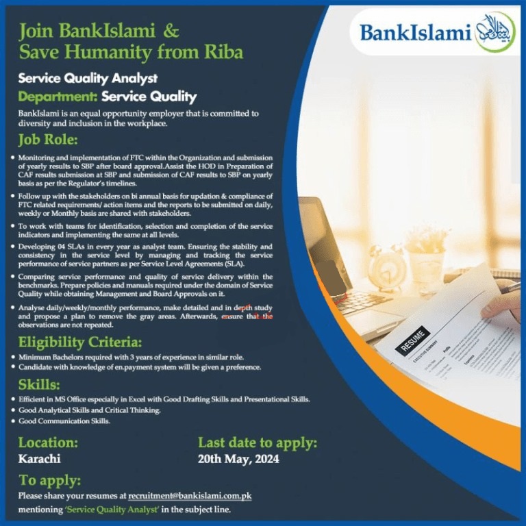 Bank Islami Jobs 2024