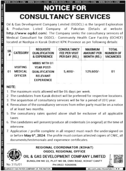 Oil & Gas Development Company Jobs 2024