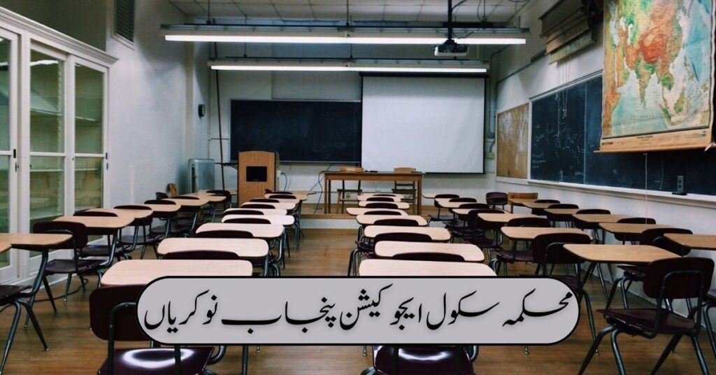 School Education Department Punjab Jobs 2024