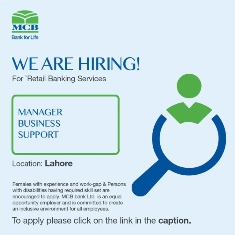 MCB Bank Jobs 2024