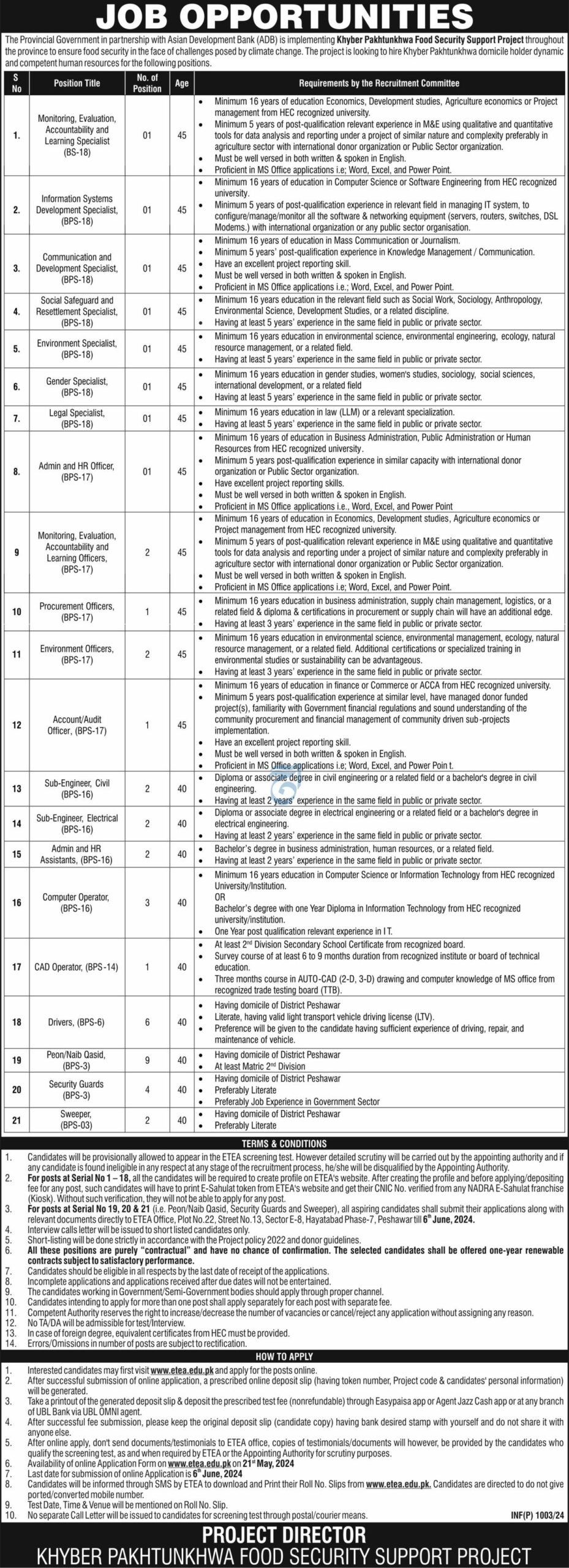 Educational Testing & Evaluation Agency Jobs 2024