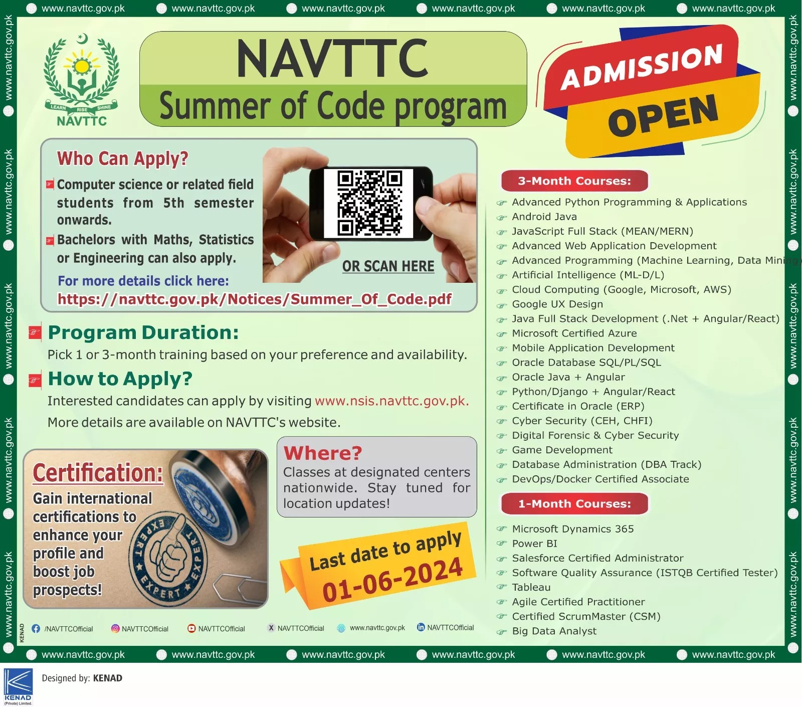 NAVTTC Courses