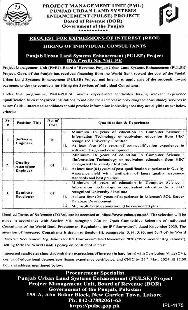 Board of Revenue Jobs 2024