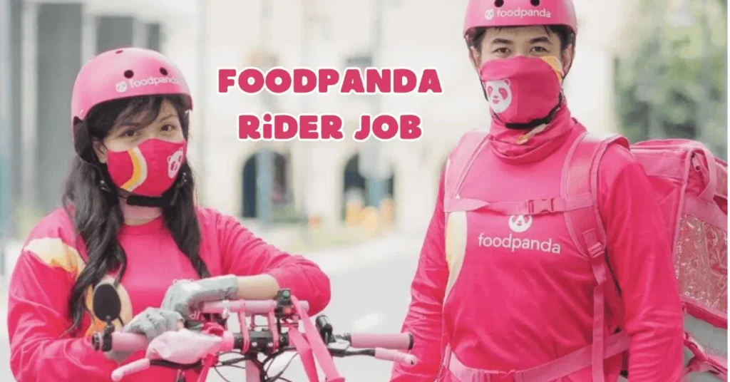 Foodpanda Rider Job