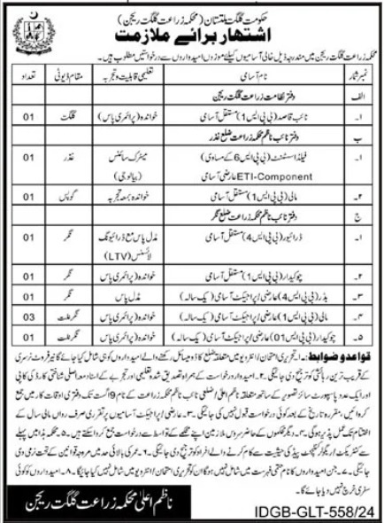 Agriculture Department Jobs 2024