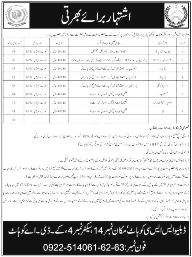 Water And Sanitation Services Company Jobs 2024