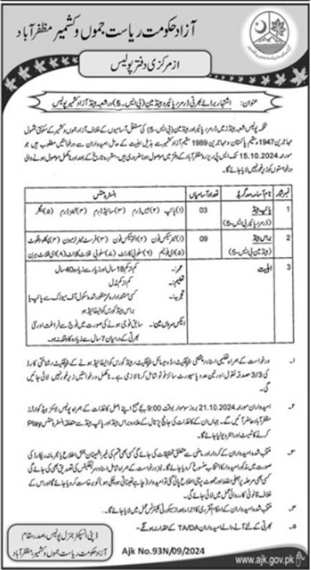 Police Department Jobs 2024