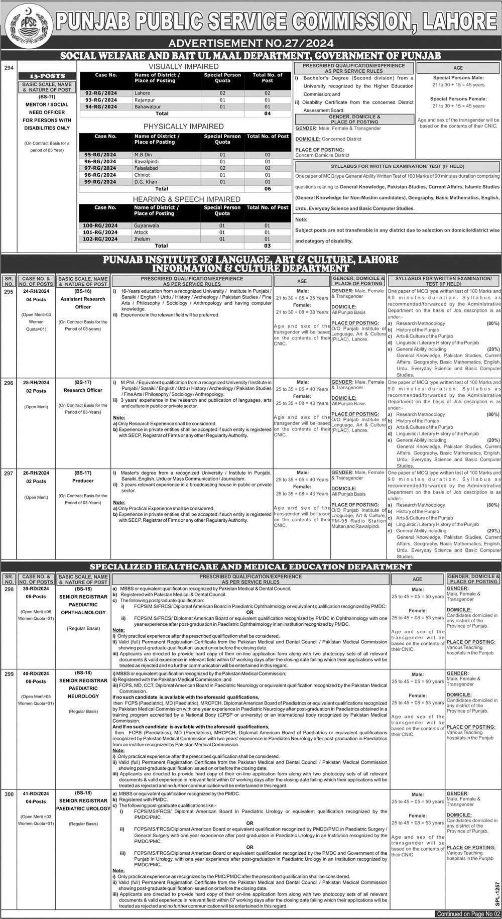 Public Service Commission Jobs 2024