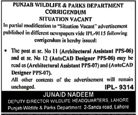 Wildlife & Parks Department Jobs 2024