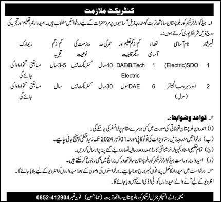 Headquarter Frontier Corps Jobs 2024