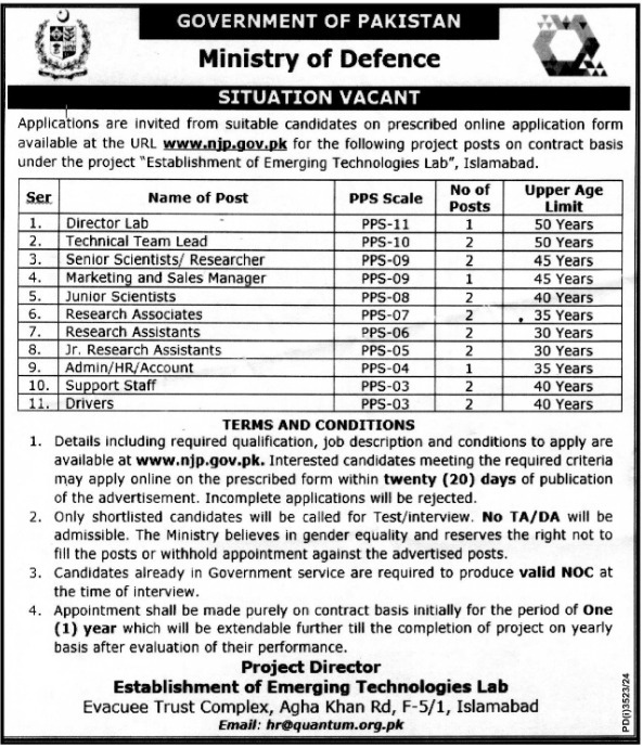 Ministry of Defence Jobs 2024