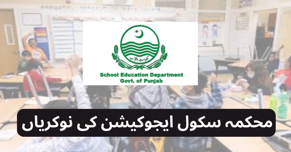 School Education Department Jobs 2024 School Education Department Jobs 2024