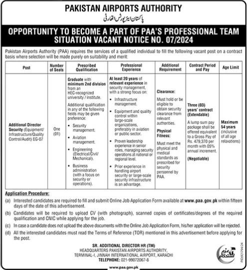 Airports Authority Jobs 2025