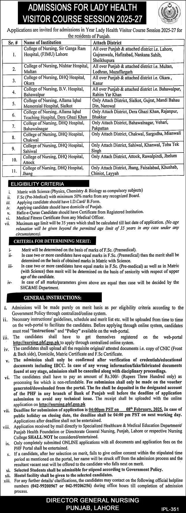 Lady Health Visitor Jobs 2025 