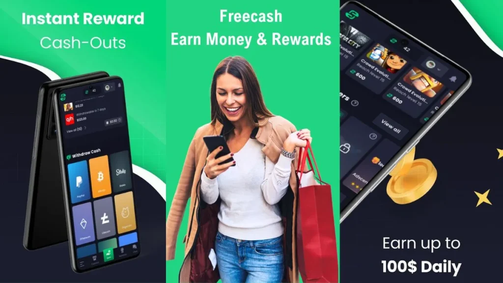 Freecash: Earn Money & Rewards