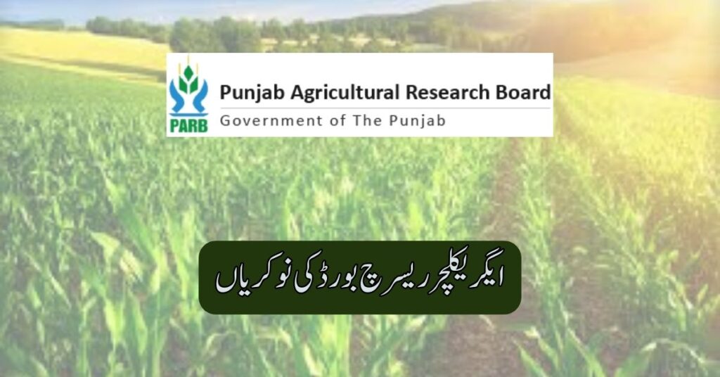 Agriculture Research Board Jobs 2025