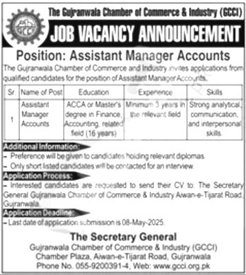 Chamber of Commerce & Industry Jobs 2025