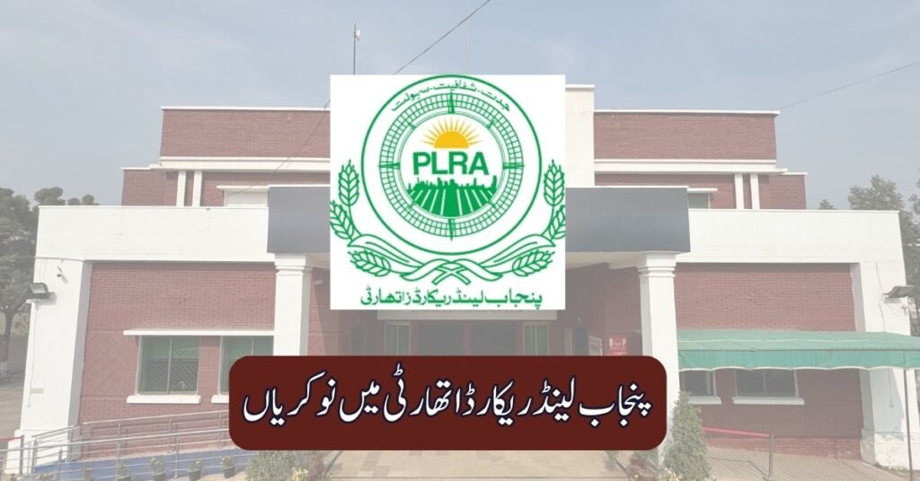 Punjab Land Record Authority Jobs 2025