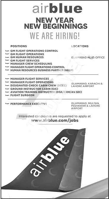 Air Blue Jobs