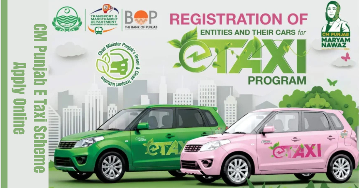 CM Punjab E Taxi Scheme Apply Online