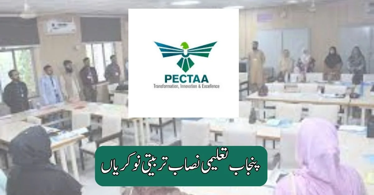 Punjab Education Curriculum Training Jobs 2025