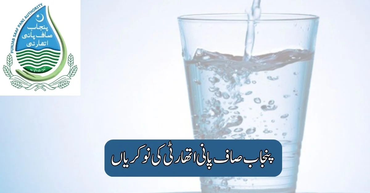 Punjab Saaf Pani Authority Jobs 2025