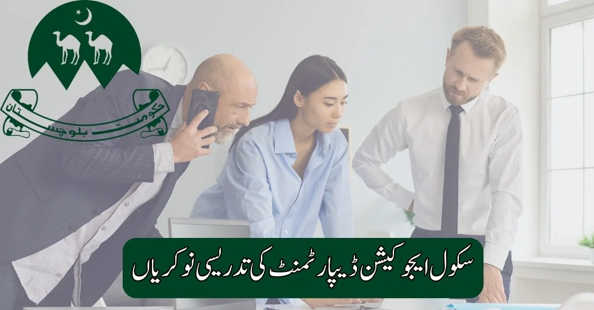 School Education Department Teaching Jobs 2025