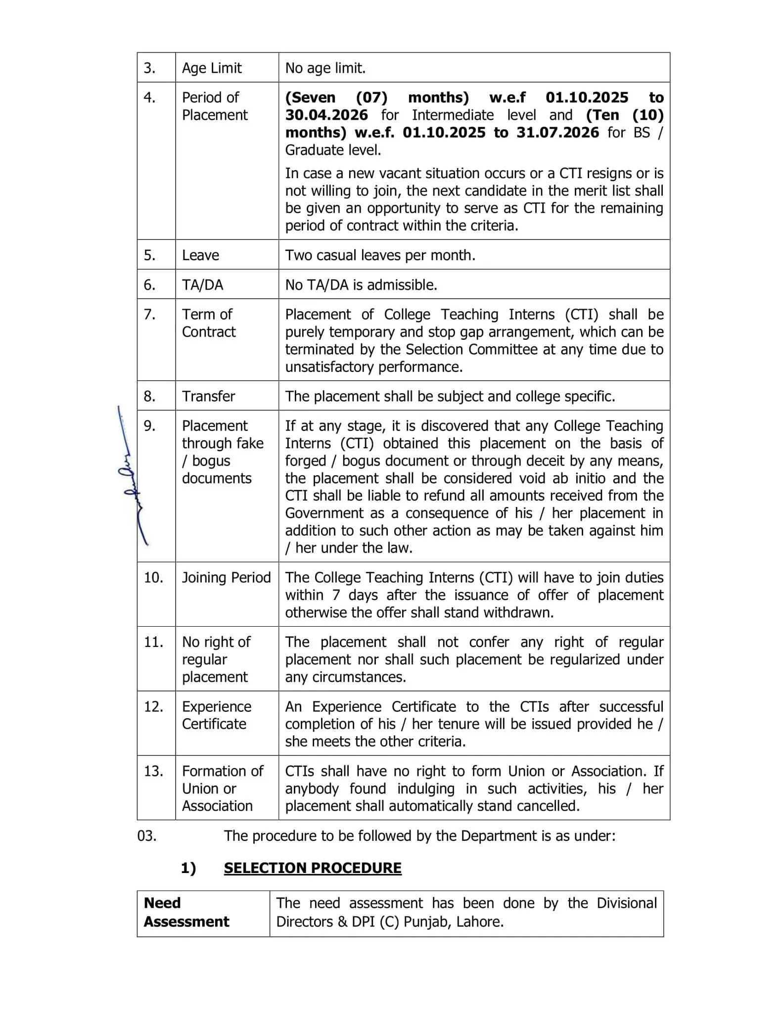 College Teaching Interns Jobs 2025 Advertisement