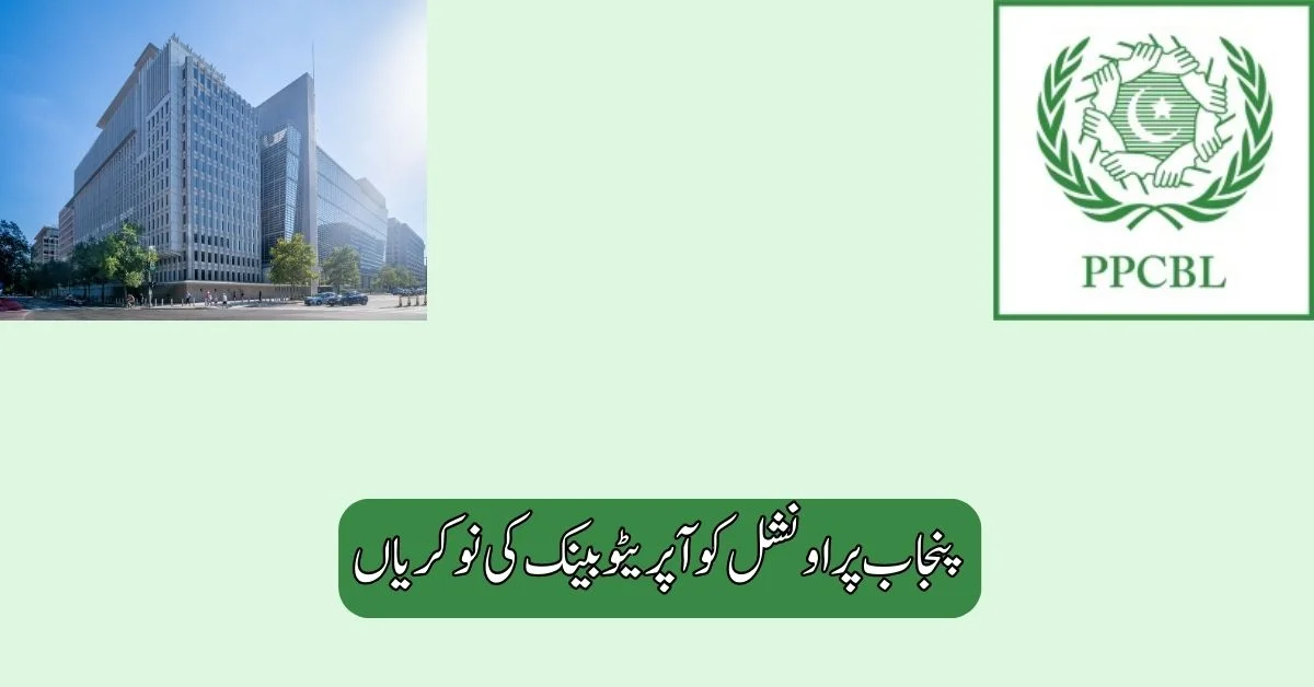 Punjab Provincial Cooperative Bank Jobs 2025