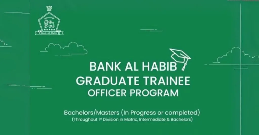 Bank Al Habib Jobs Graduate Trainee Officer Program 2025