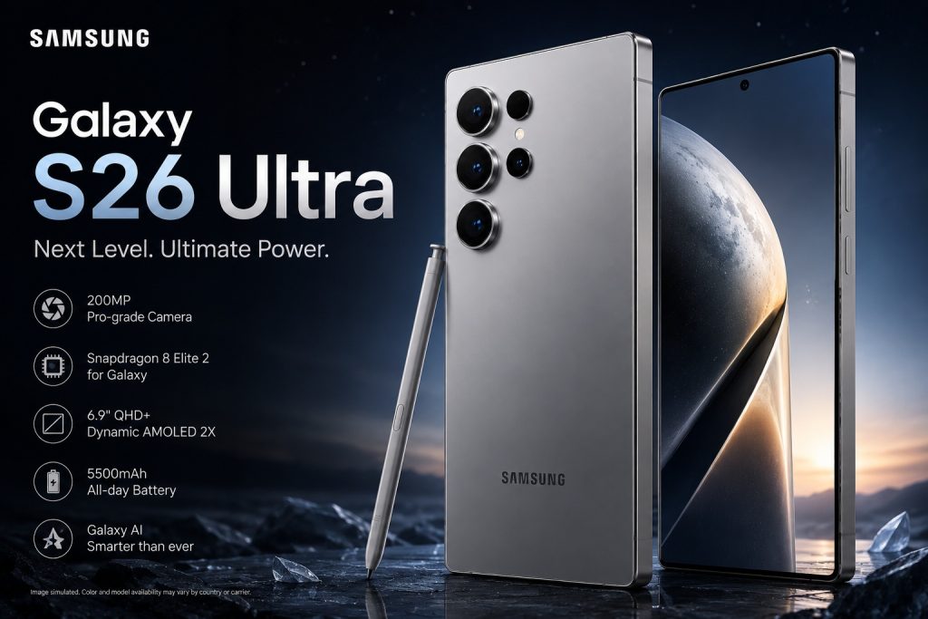 Samsung Galaxy S26 Ultra Price in India: Specifications, Features and Full Details