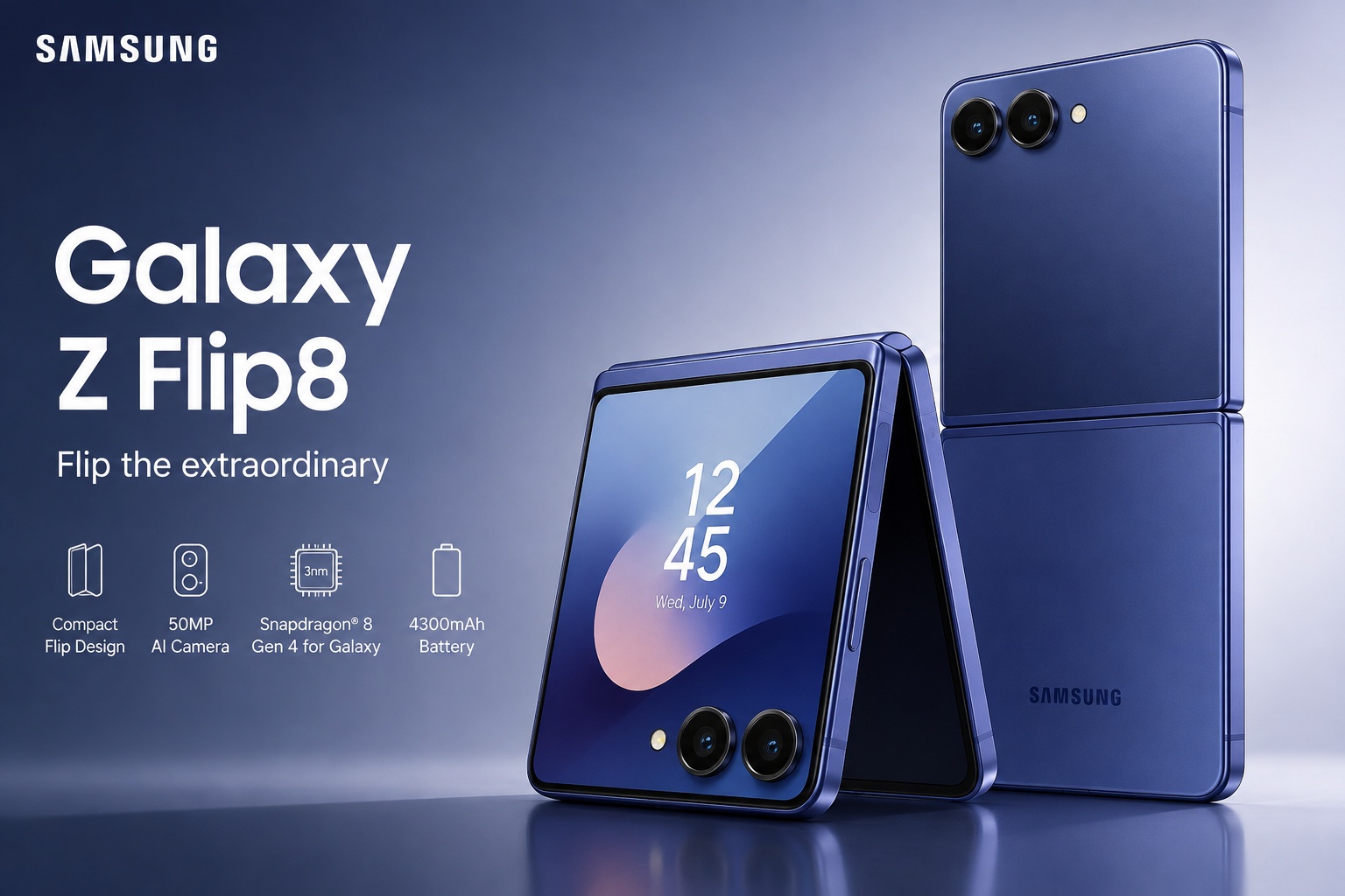 Samsung Galaxy Z Flip8 Price in India: Specifications, Features and Full Details